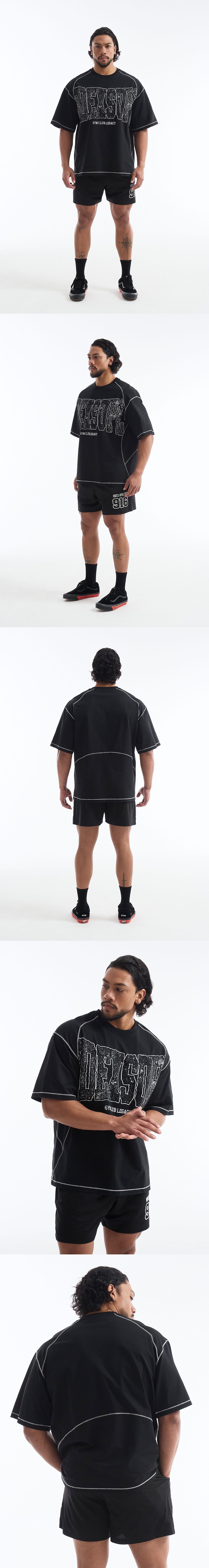 Mega Wide Short Sleeve