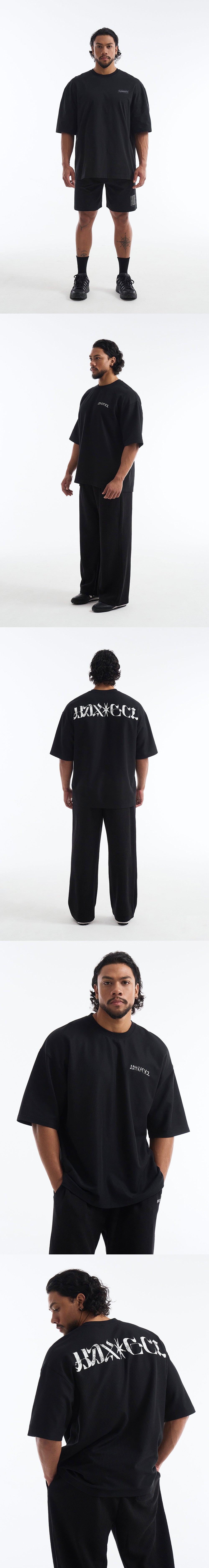 Textured Waffle Giant Fit Short Sleeve