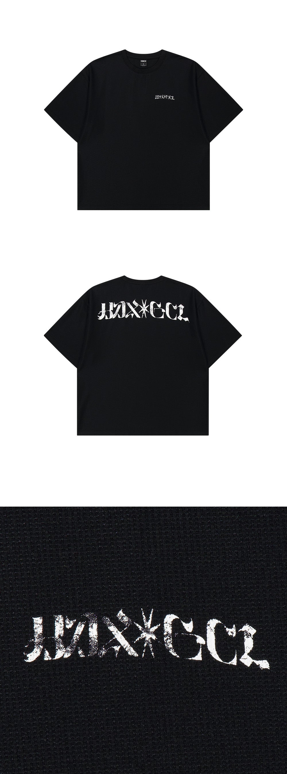 Textured Waffle Giant Fit Short Sleeve
