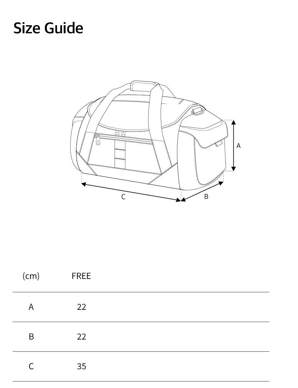 Camo Expedition Duffle Bag 23L