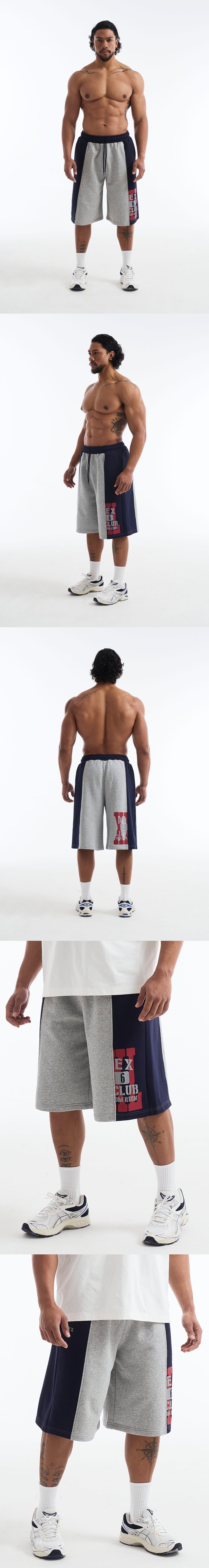 Lift Damage Block Sweat Shorts