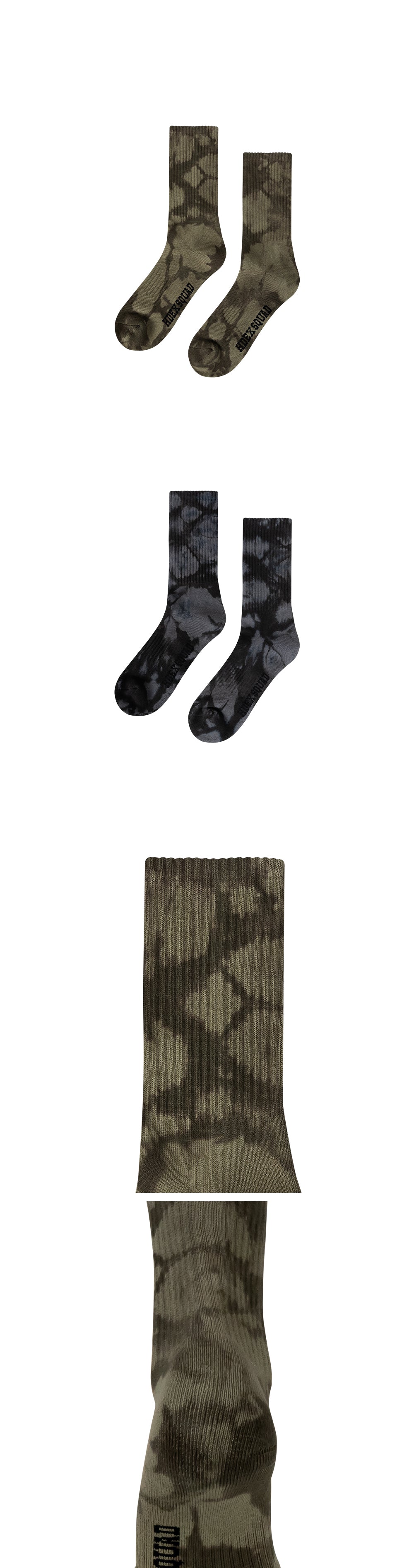 Squad Tie-Dye Crew Socks