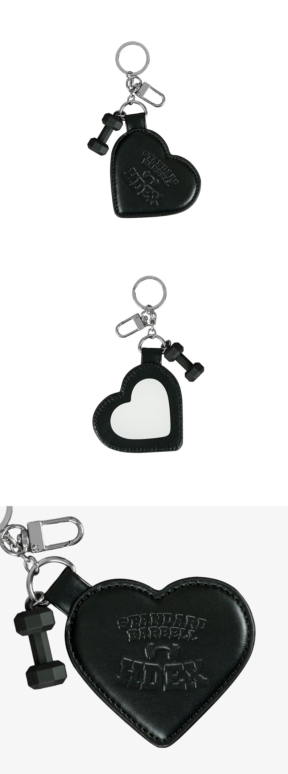 Heart Mirror Keyring