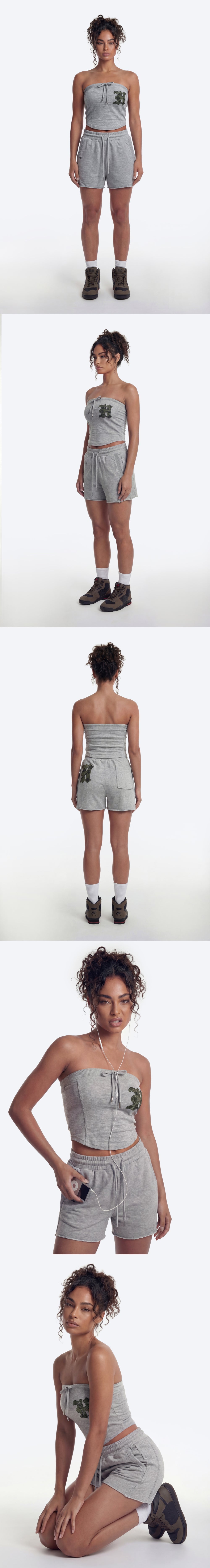 Camo Applique Tube Top