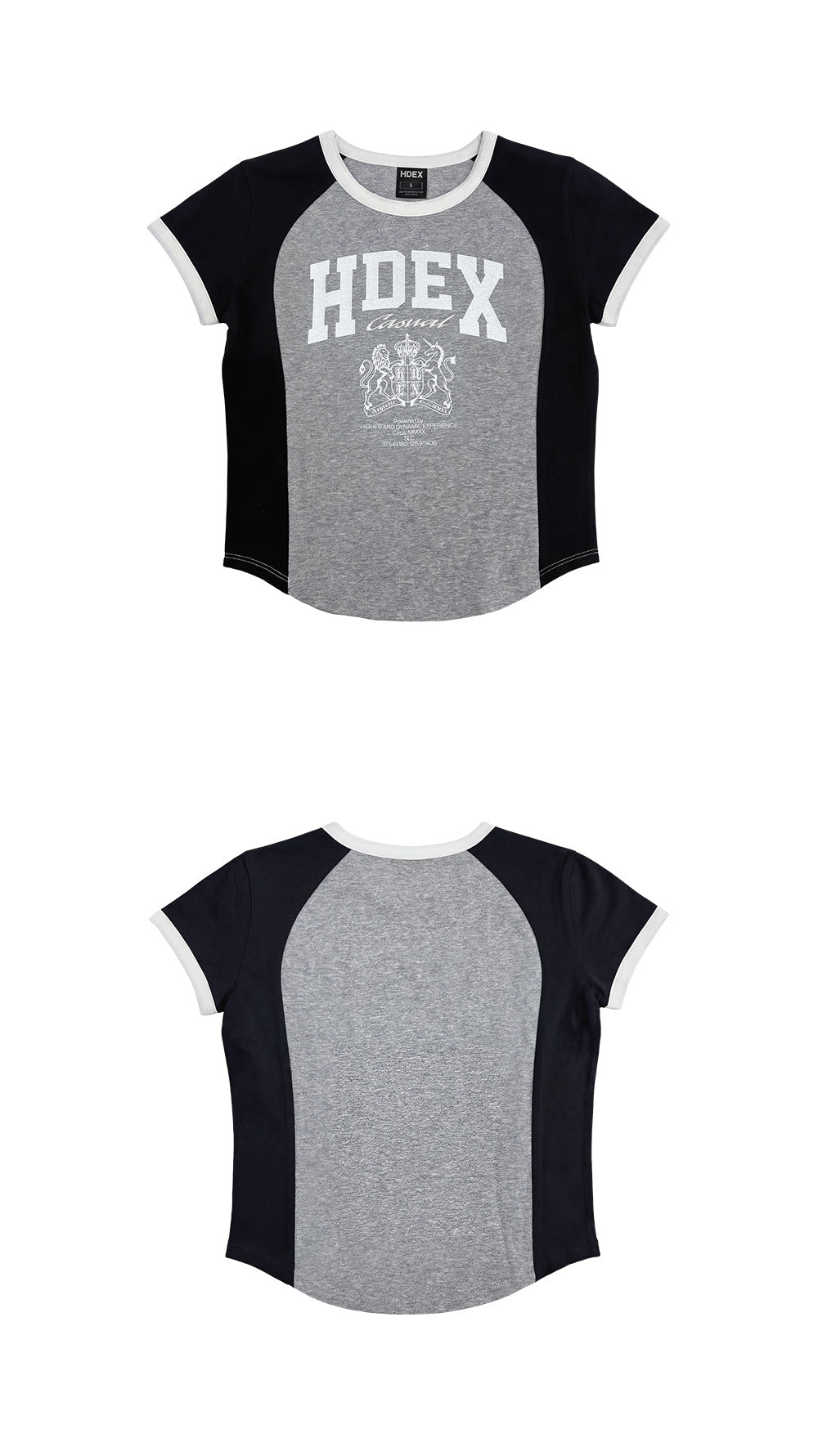 Crown Raglan Slim Fit Short Sleeve