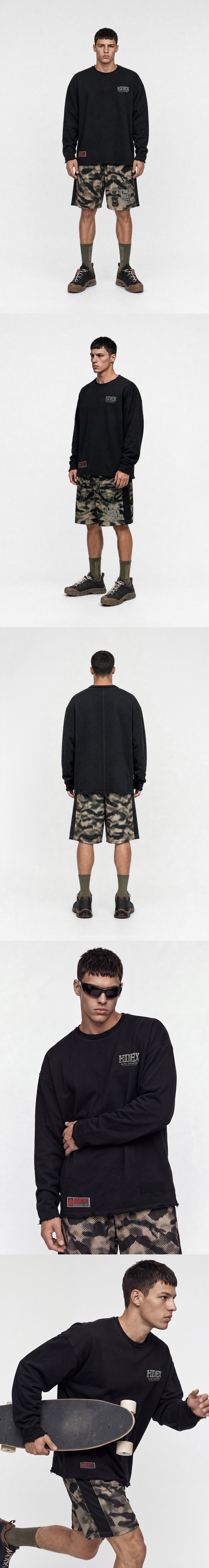 Core Giant Fit Cut-Off Sweatshirt