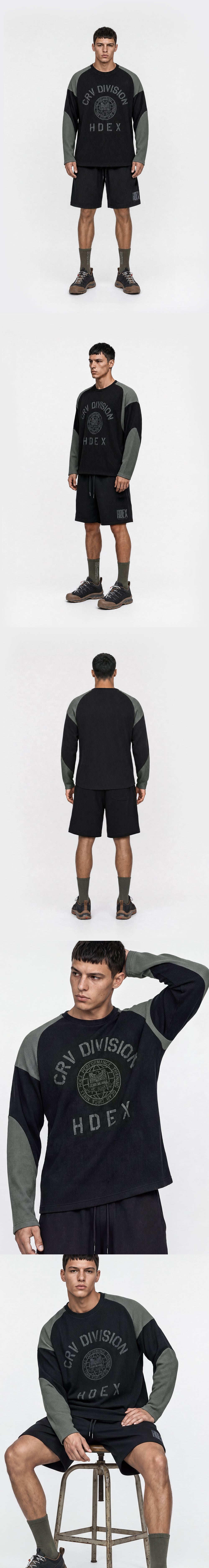Division Waffle Curved Long Sleeve
