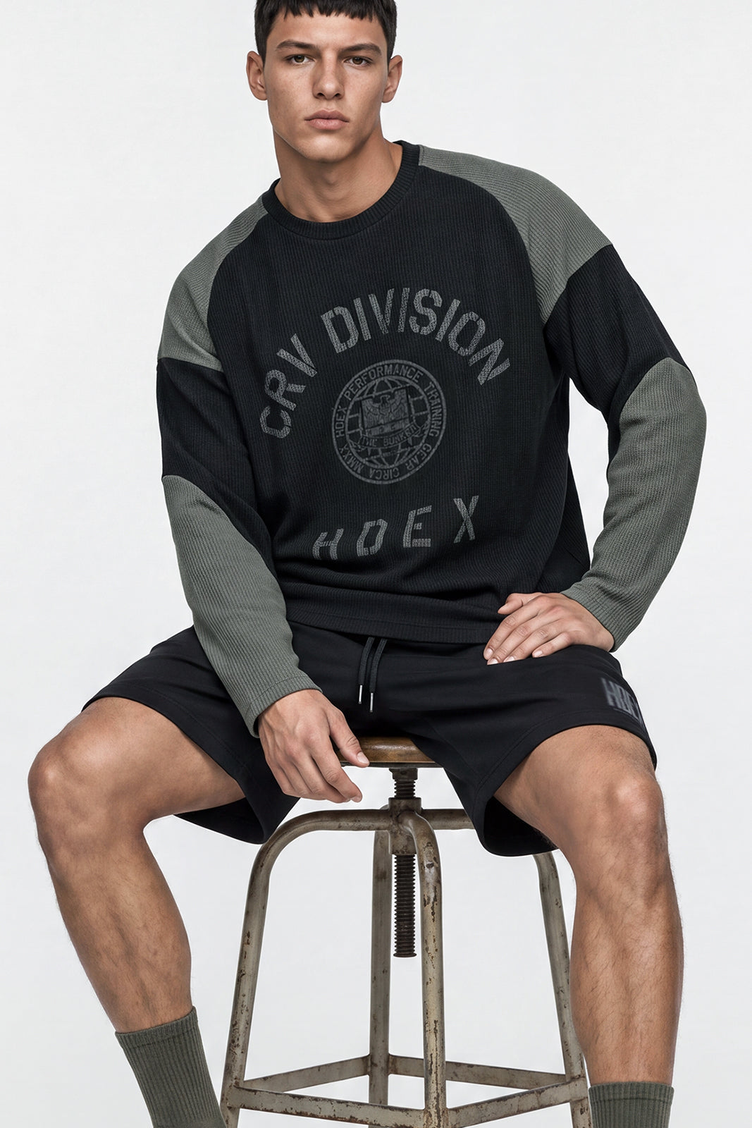 Division Waffle Curved Long Sleeve