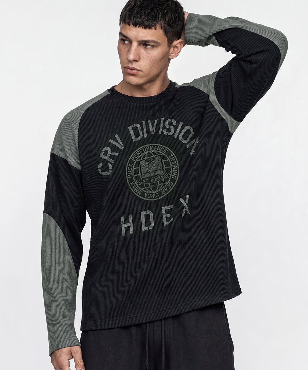 Division Waffle Curved Long Sleeve