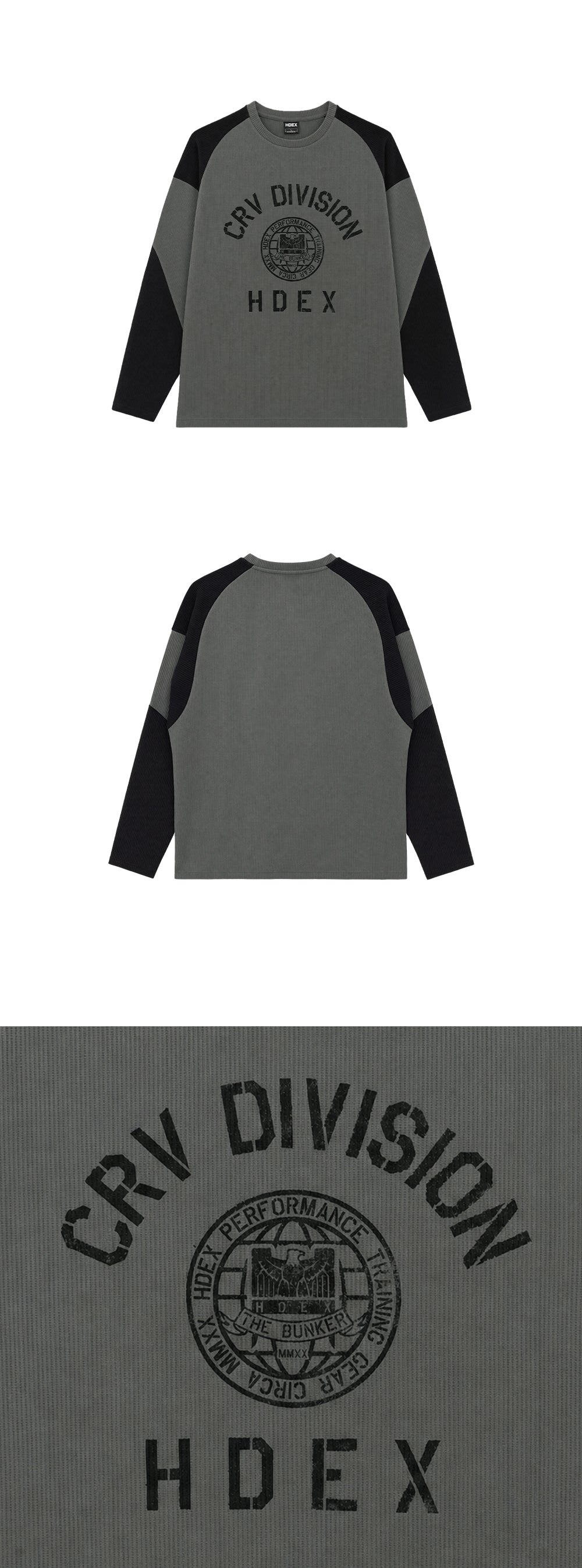 Division Waffle Curved Long Sleeve