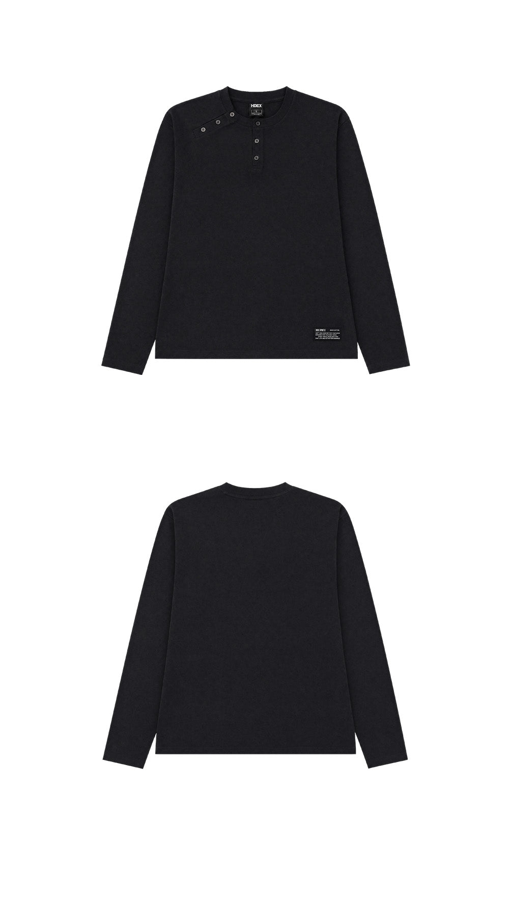 Move Cotton Body Fit Henley Neck Long Sleeve