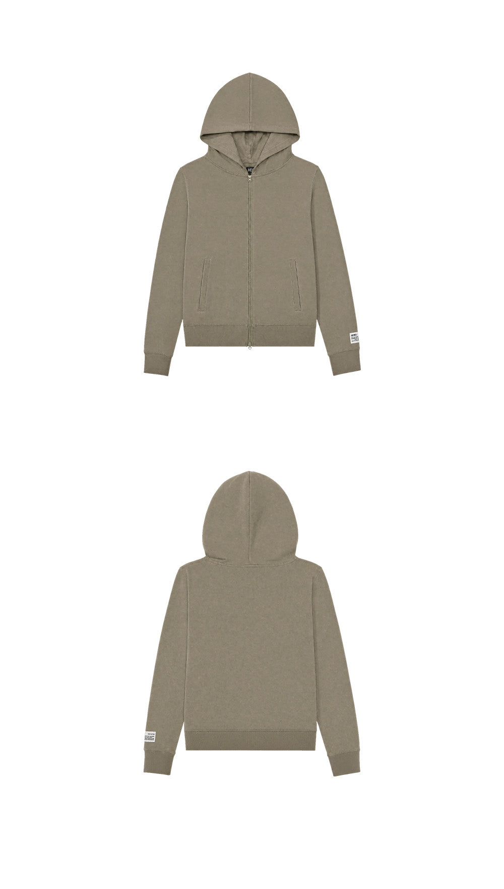 Move Cotton Slim Hoodie Zip-Up W