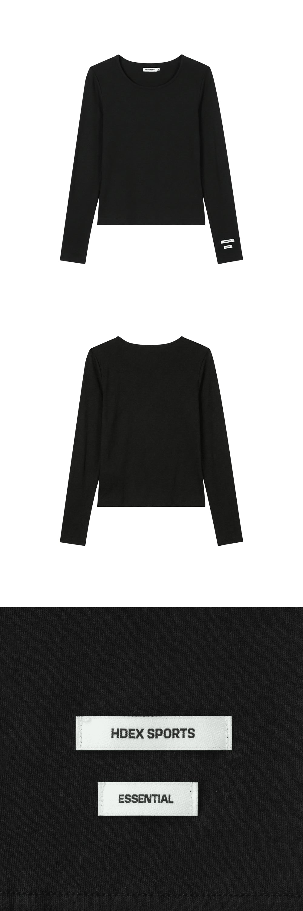 Essential Modal 2 Label Long Sleeve