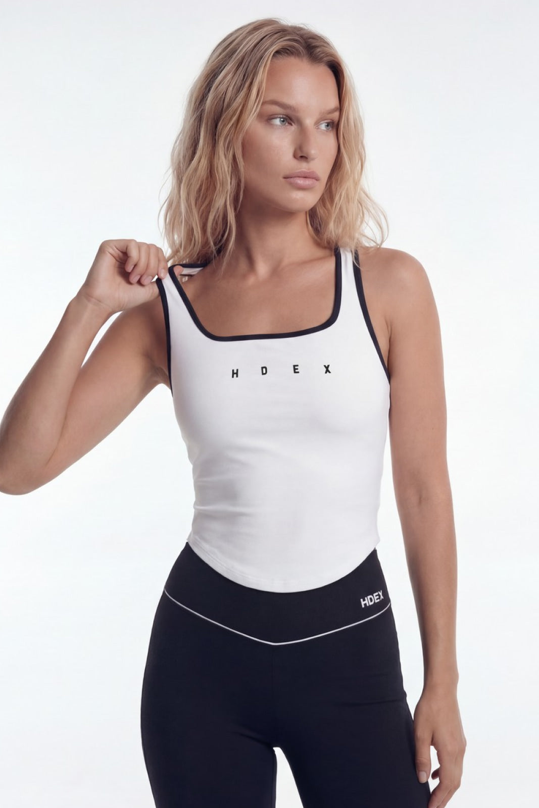 Sophie Square-Neck Crop Bra Top