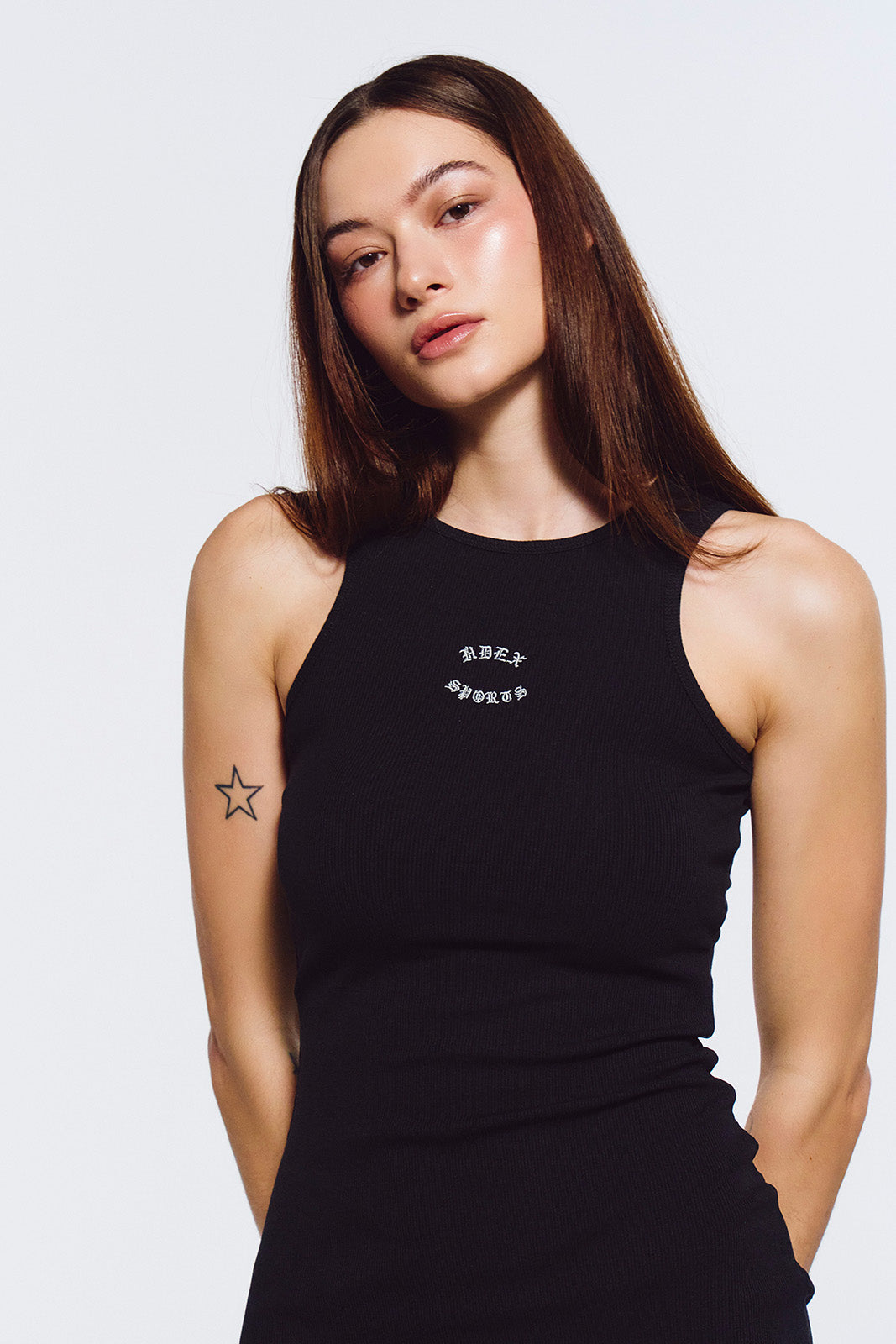 Essential Ribbed Halter Dress
