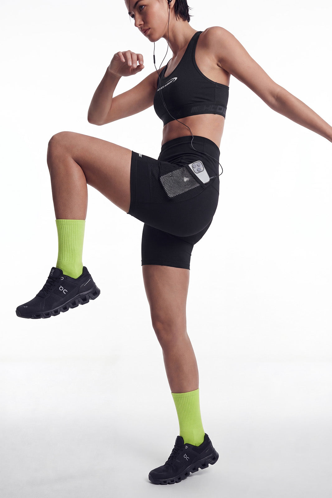 Assist Mesh Pocket Biker Shorts W