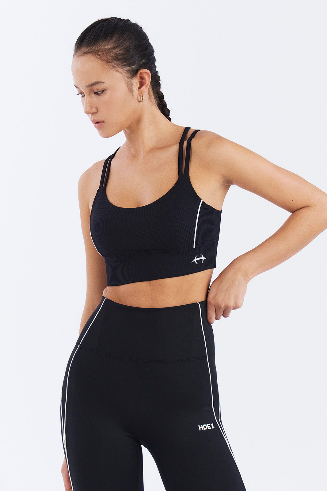 Women`s Support Ribbed Bra Top