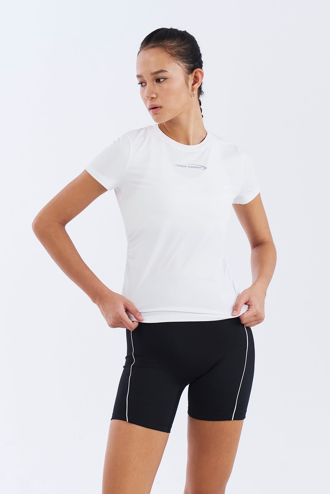 Women`s Assist Shirring Short Sleeve