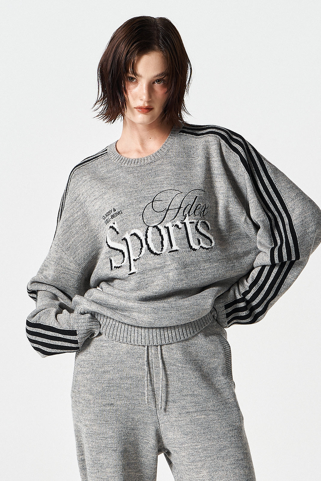 Womens Knit Sweat Shirt