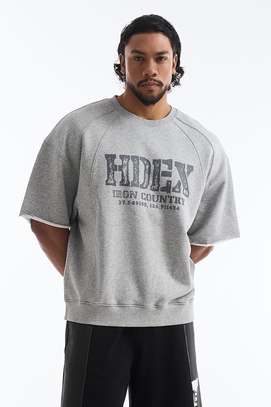 Core Cut Line Half Sweatshirt