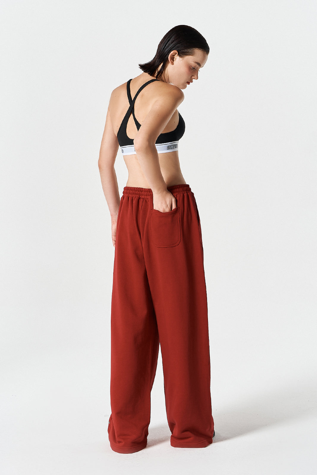 Curve Rivet Sweat pants