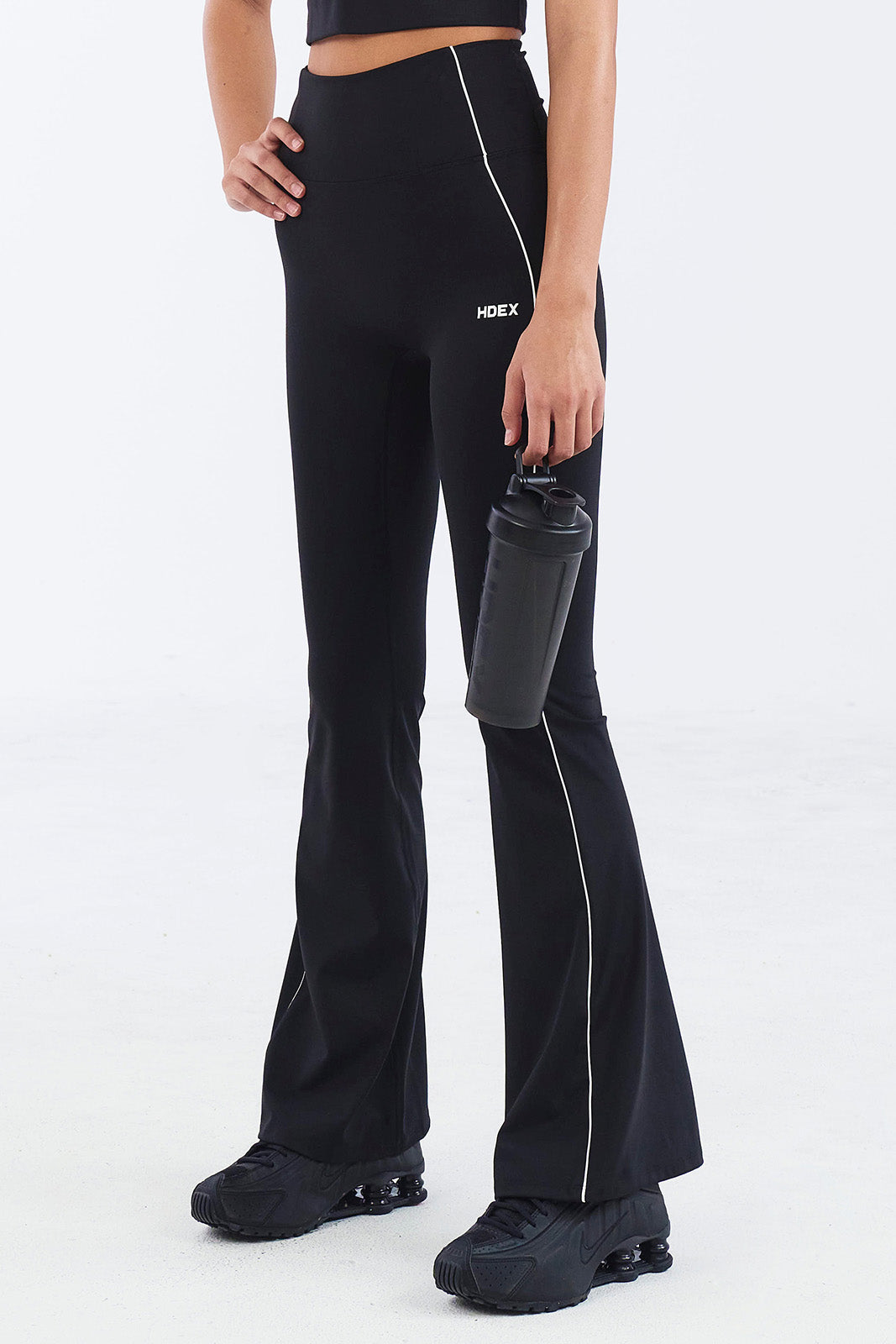 Women`s Support Piping Bootcut Leggings