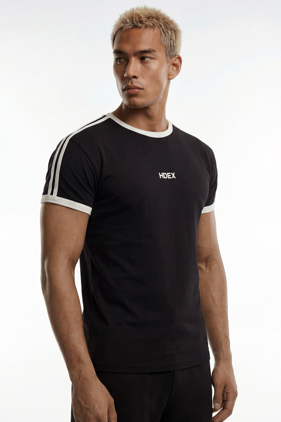 EZ Muscle Fit Track Ringer Short Sleeve