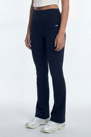 Folded Semi Bootcut Leggings