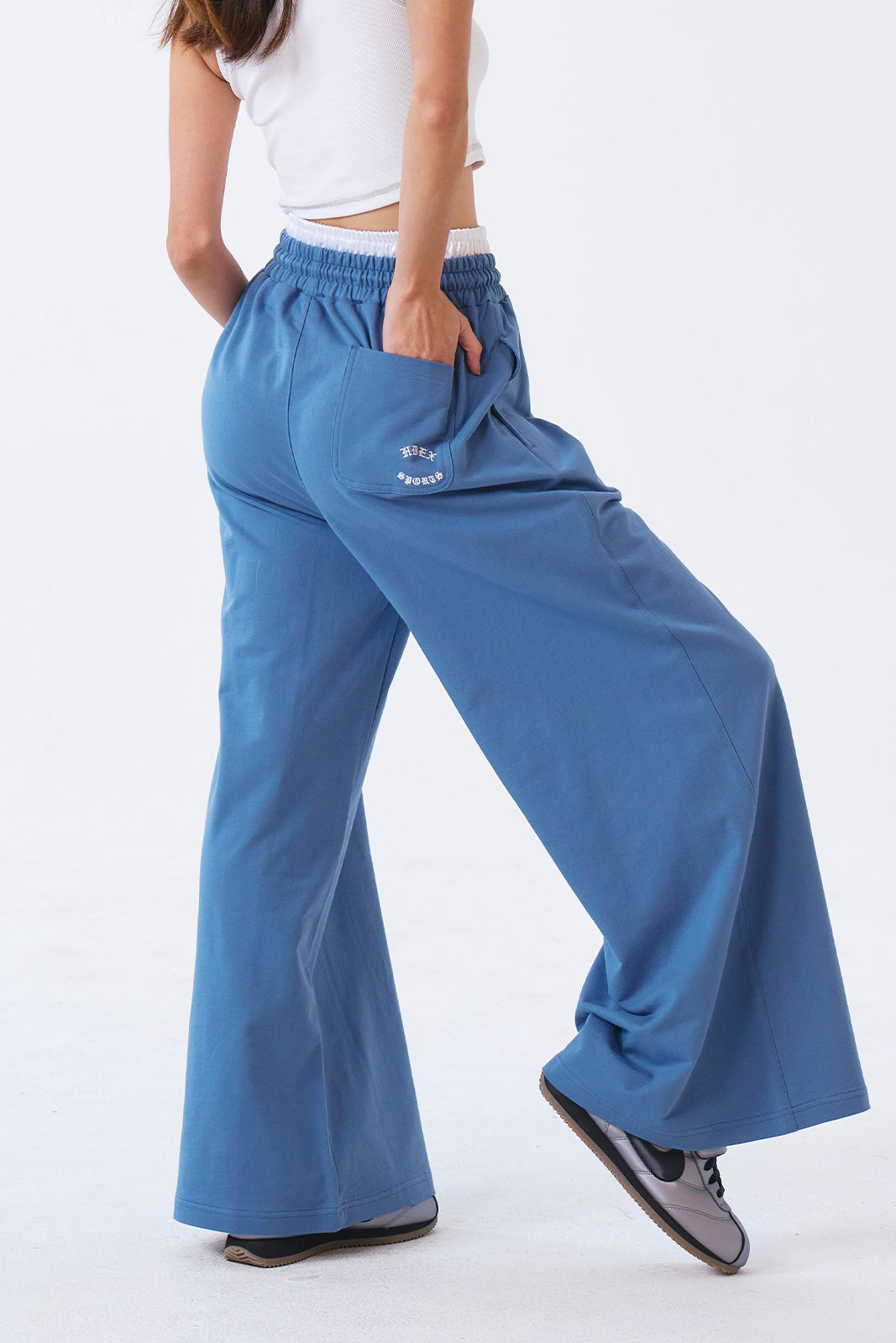 Women`s Double Waist Sweat Pants