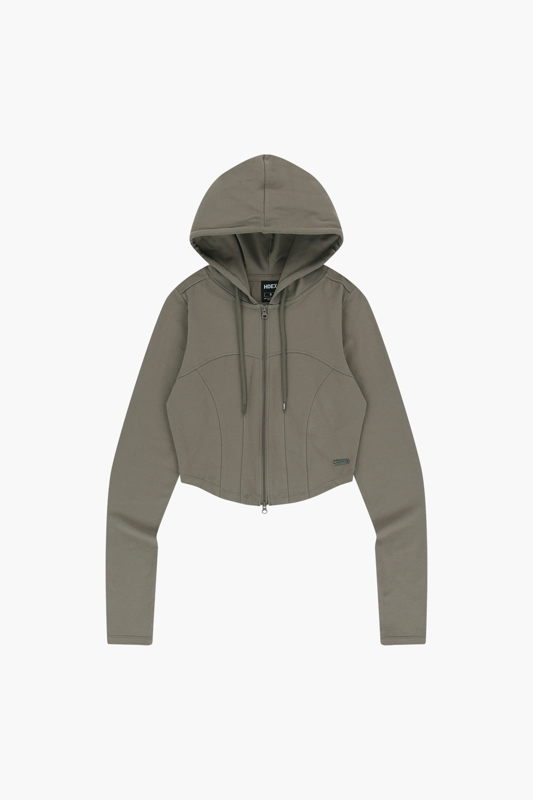 Womens Soft Heartline Zip-up Hoodie
