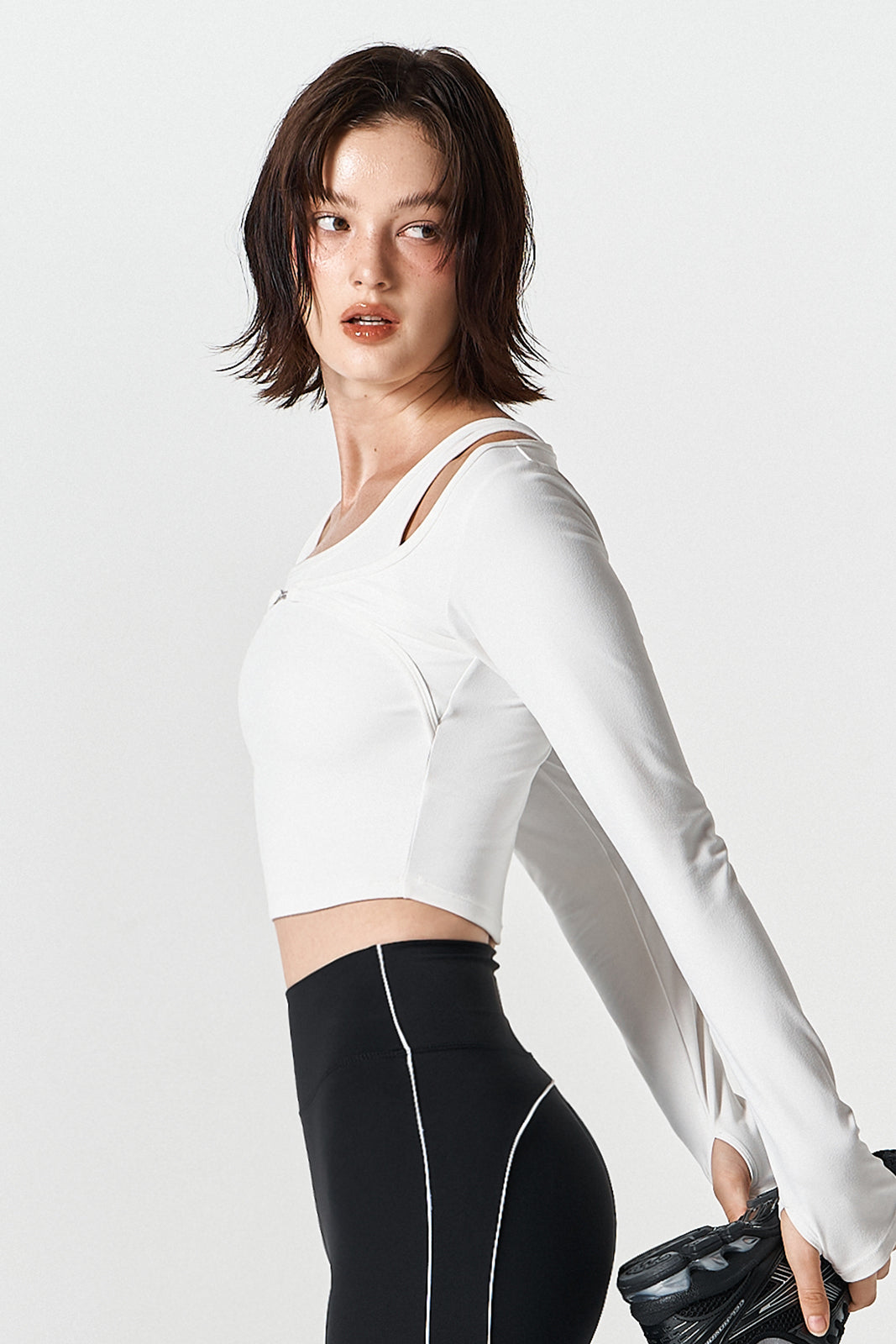 Womens Supple Layered Long Sleeve