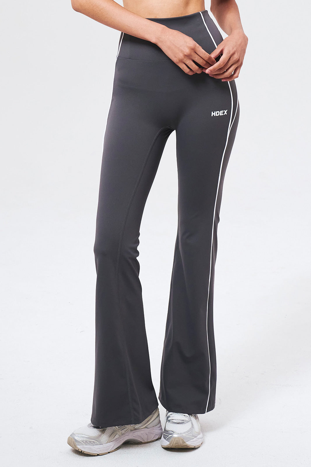 Womens Support Piping Bootcut Leggings