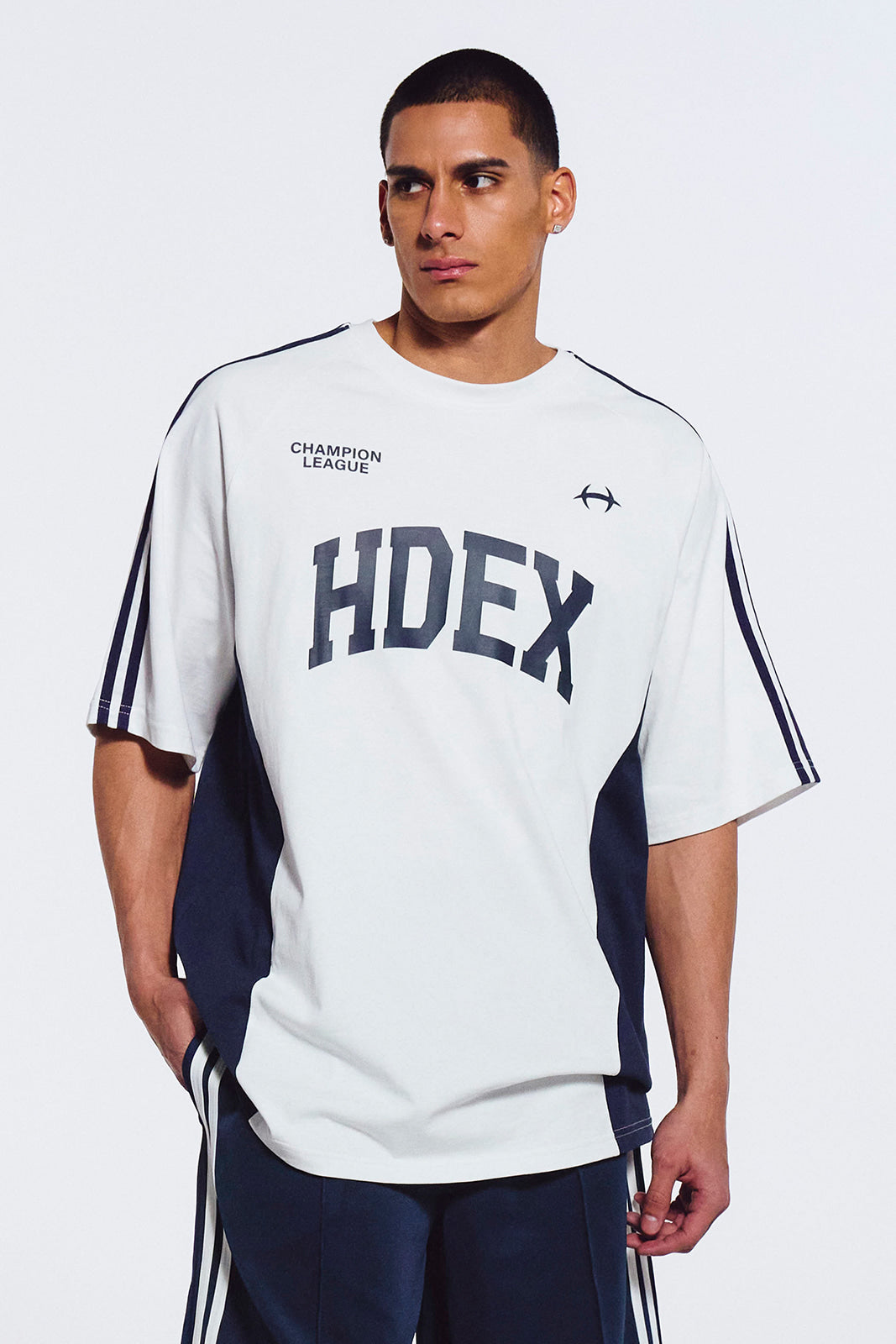 Side Color Block Short Sleeve
