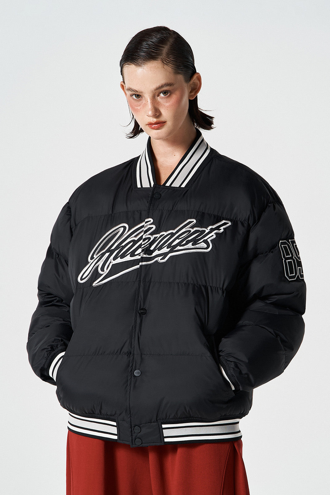 Padded Baseball Puffer Jacket