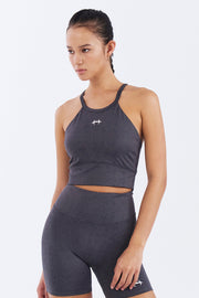 Women`S Python Strap Halter Neck Bra Top