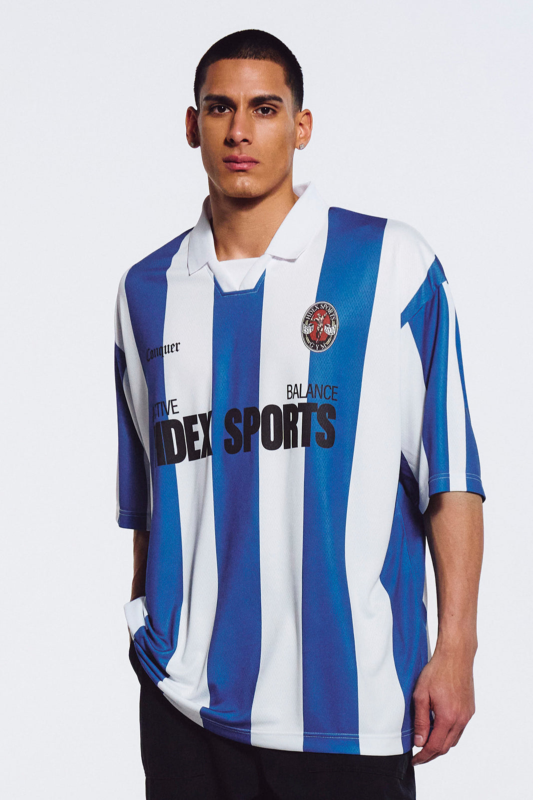 Striped Jersey Uniform Short Sleeve