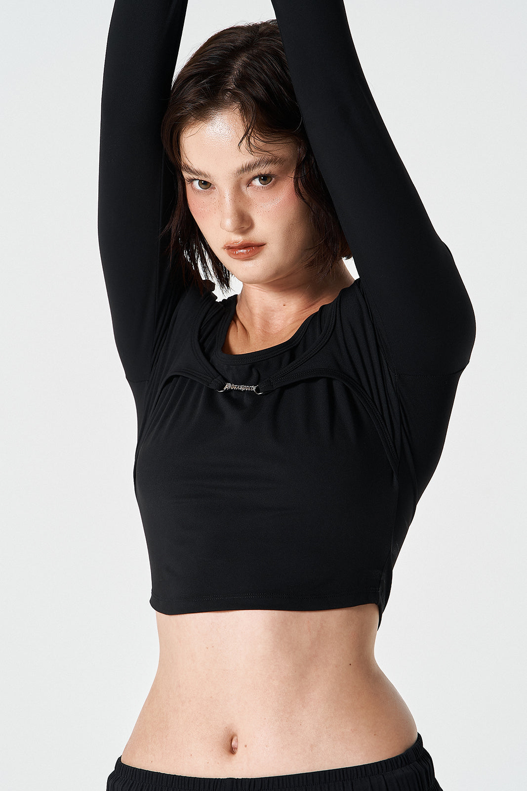 Womens Supple Layered Long Sleeve