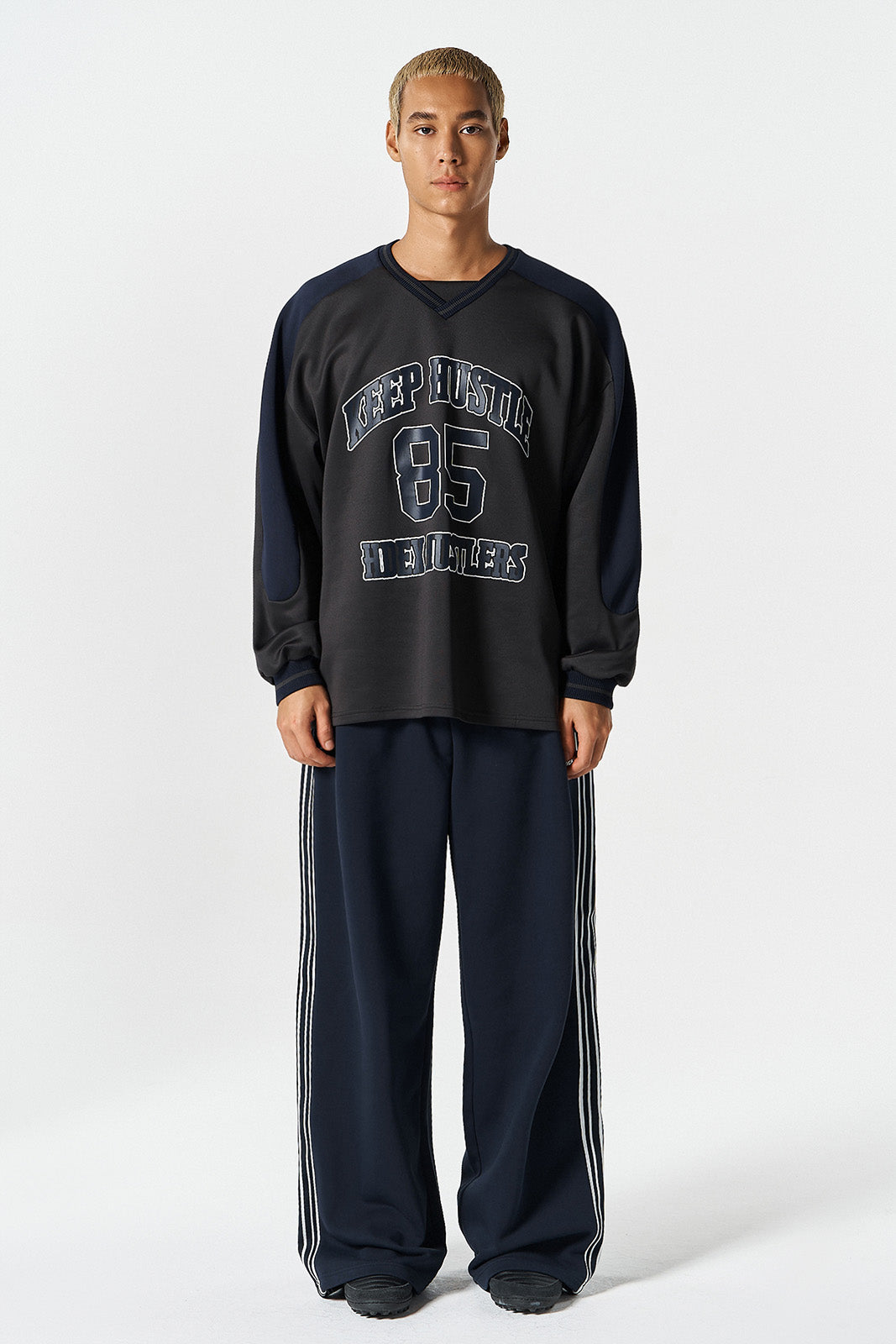 Color Block Jersey Long Sleeve