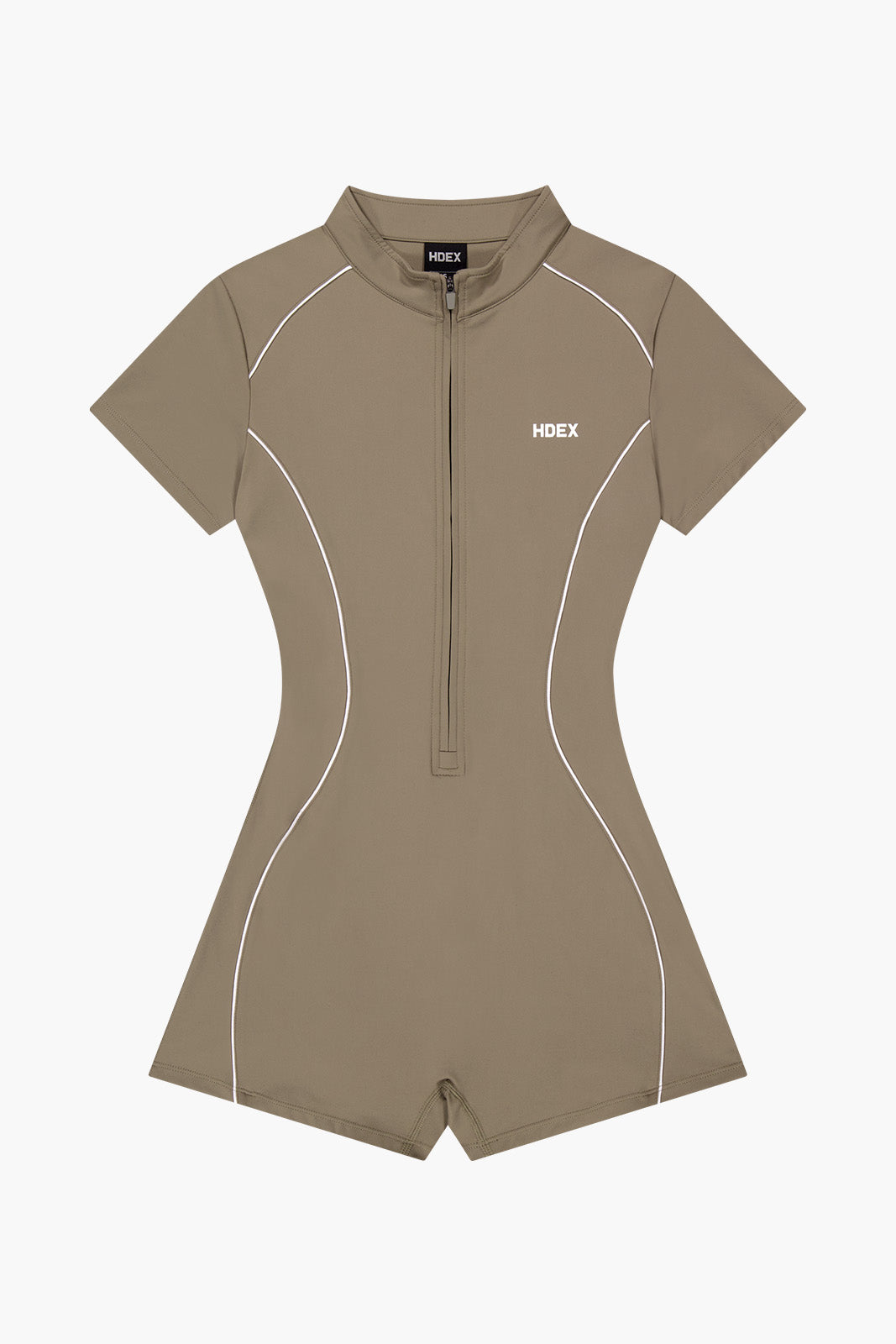 Womens Support Piping Short Sleeve Bodysuit