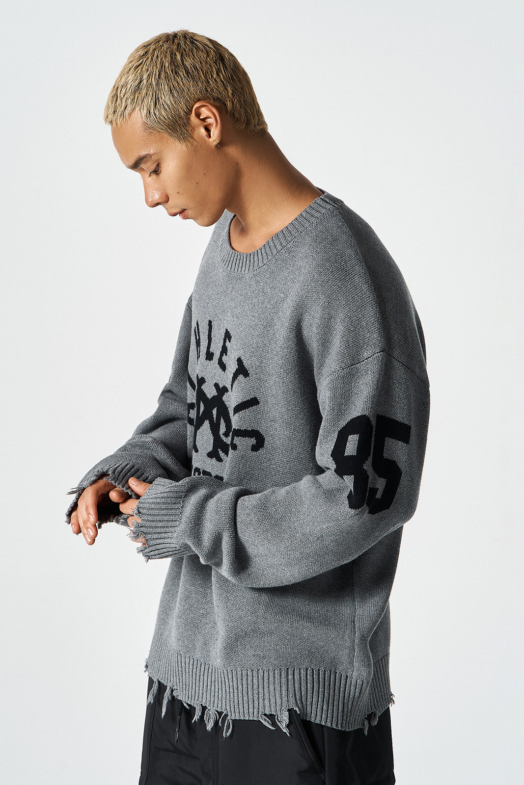 Rugby Knit Sweat Shirt