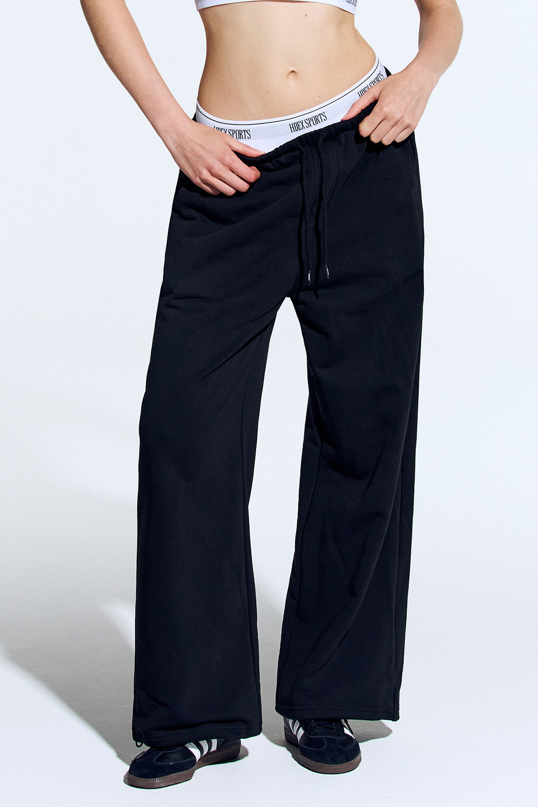 Banding Retreat Double Layer Sweat Pants