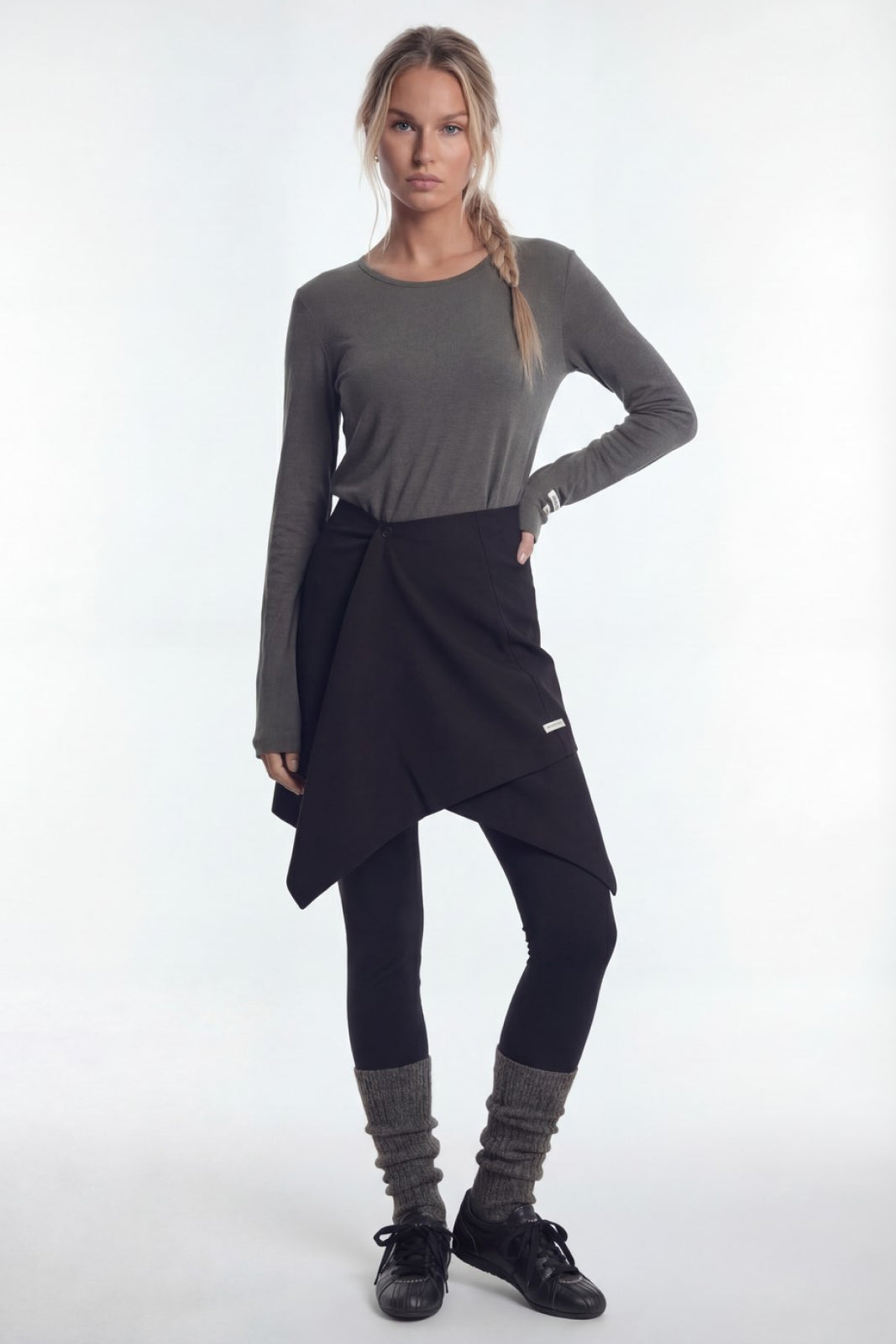 Essential Drape Wrap Skirt