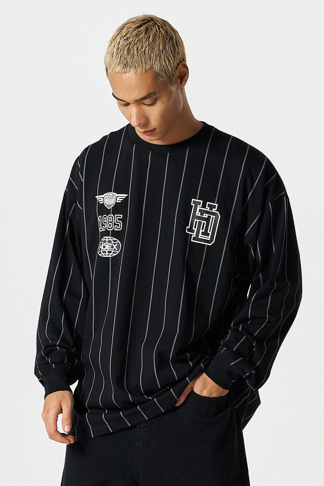 Stripe Sports Long Sleeve
