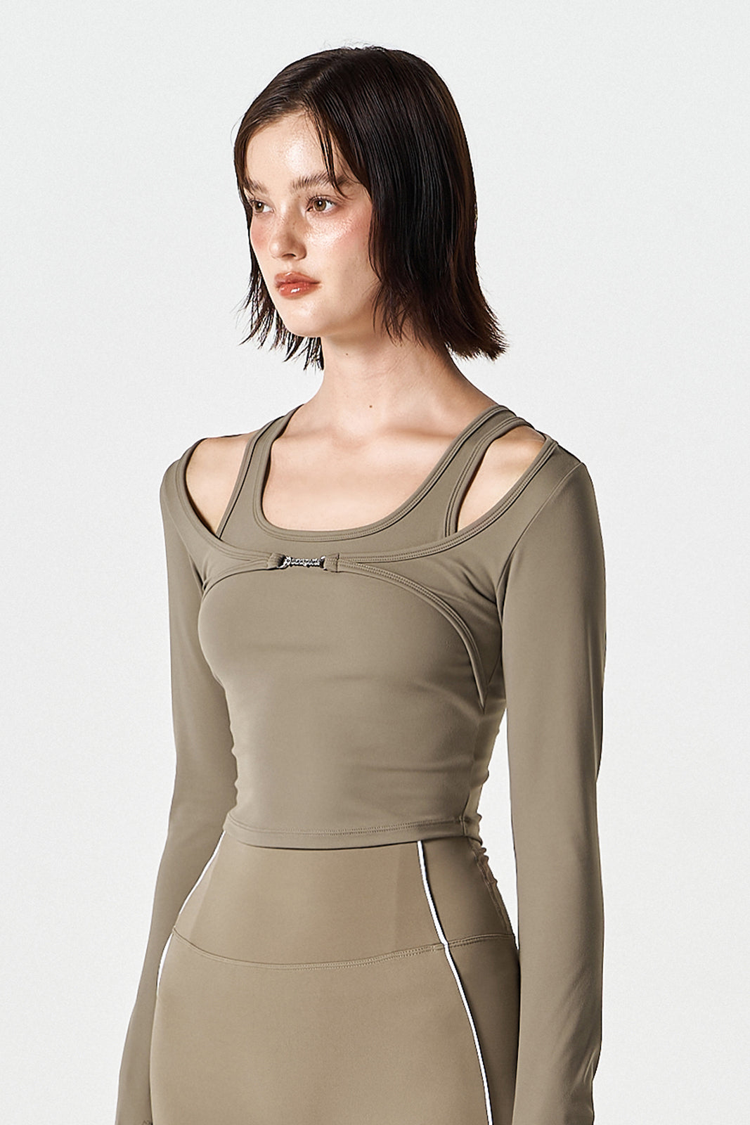 Womens Supple Layered Long Sleeve