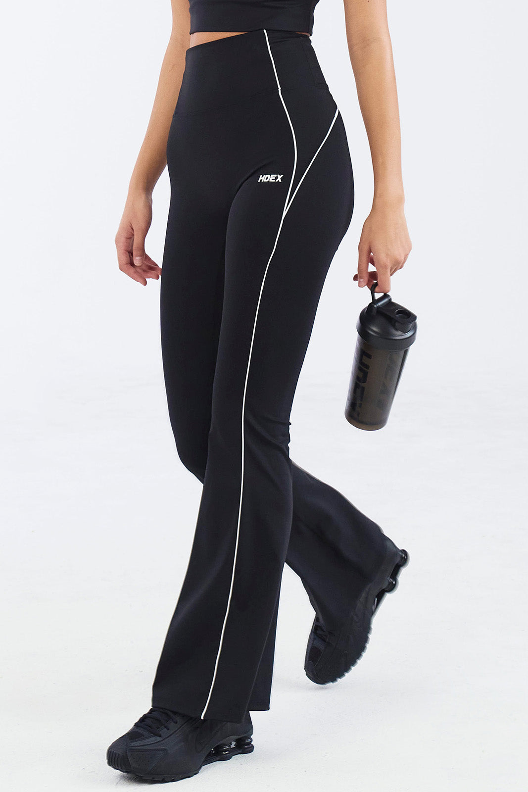 Women`s Support Piping Bootcut Leggings