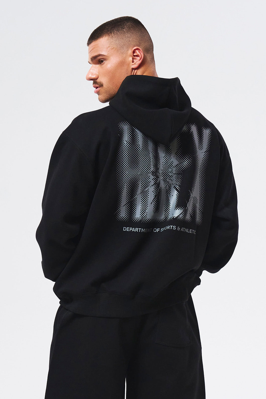 Crack Printed Hoodie
