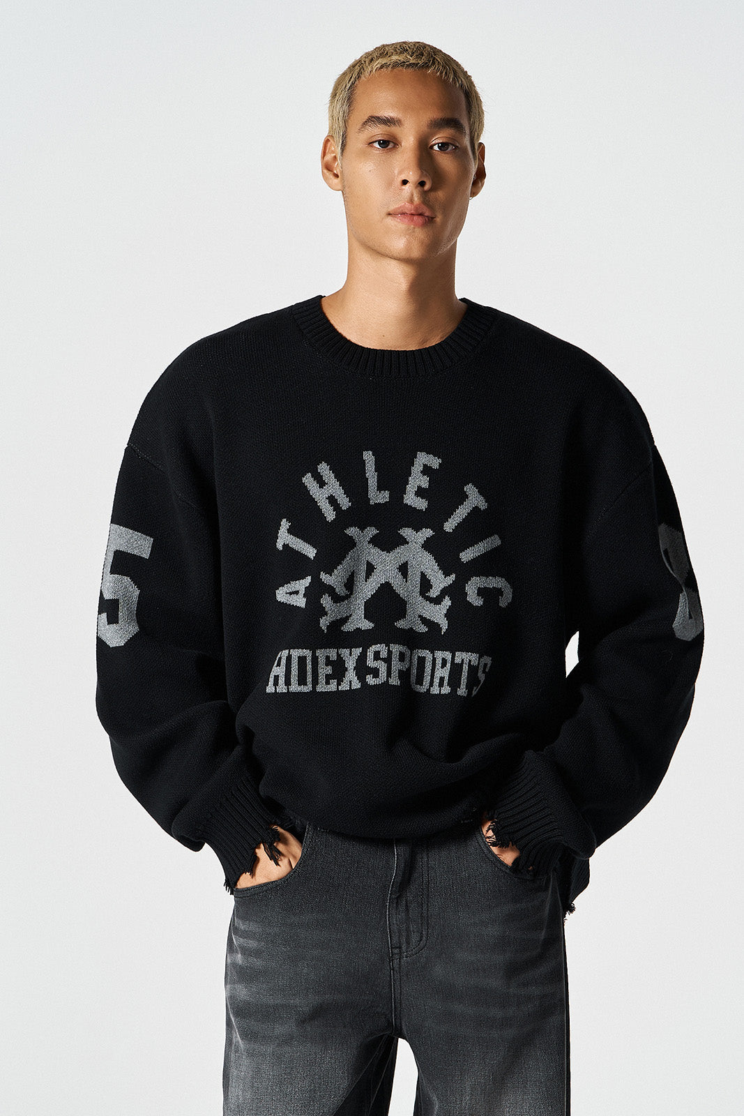 Rugby Knit Sweat Shirt