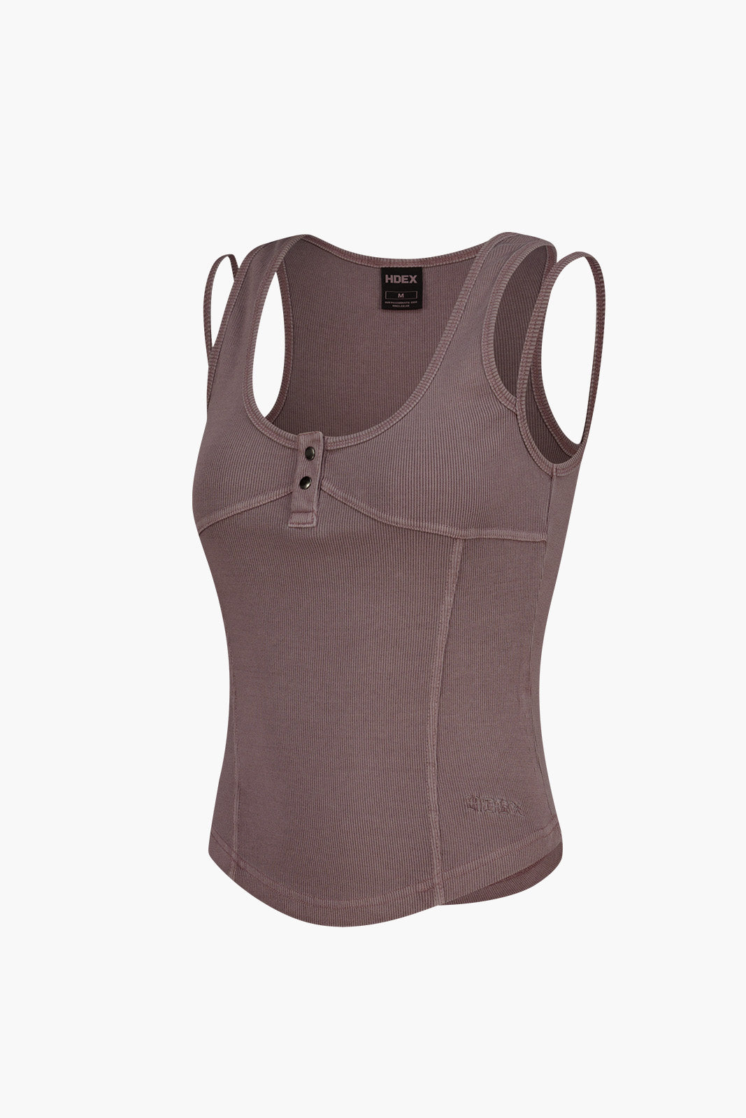 Women`s Pigment Double Layer Tank Top