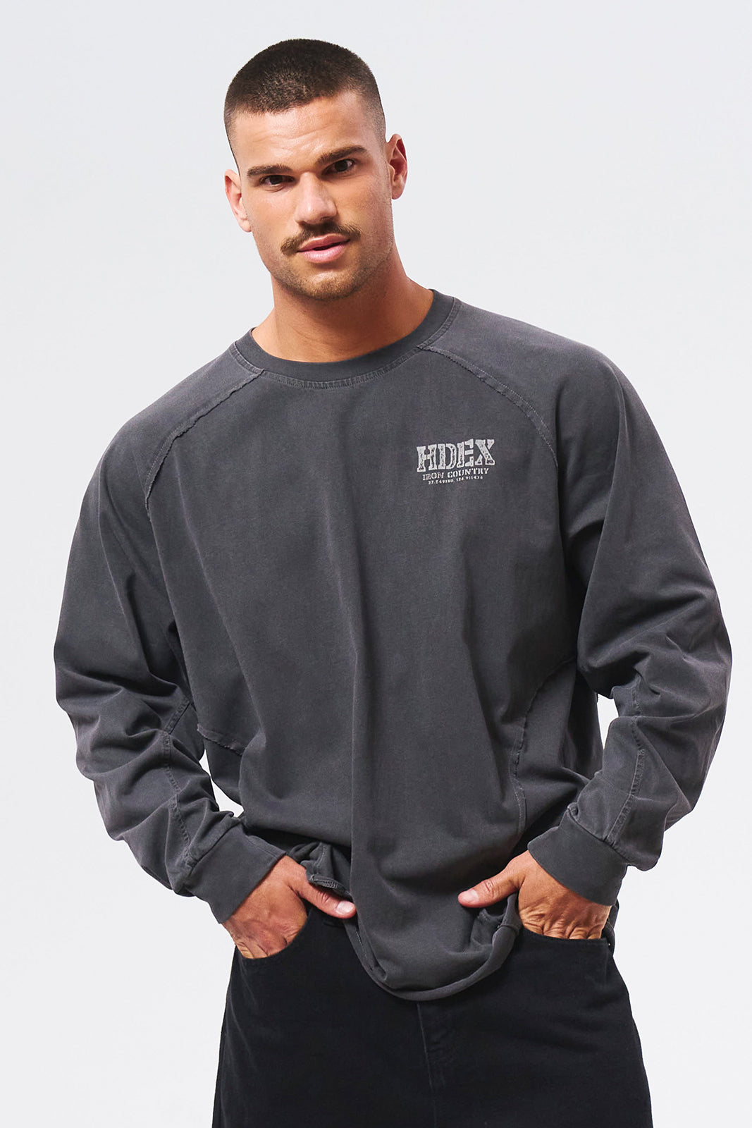 Core Back Logo Pigment Long Sleeve