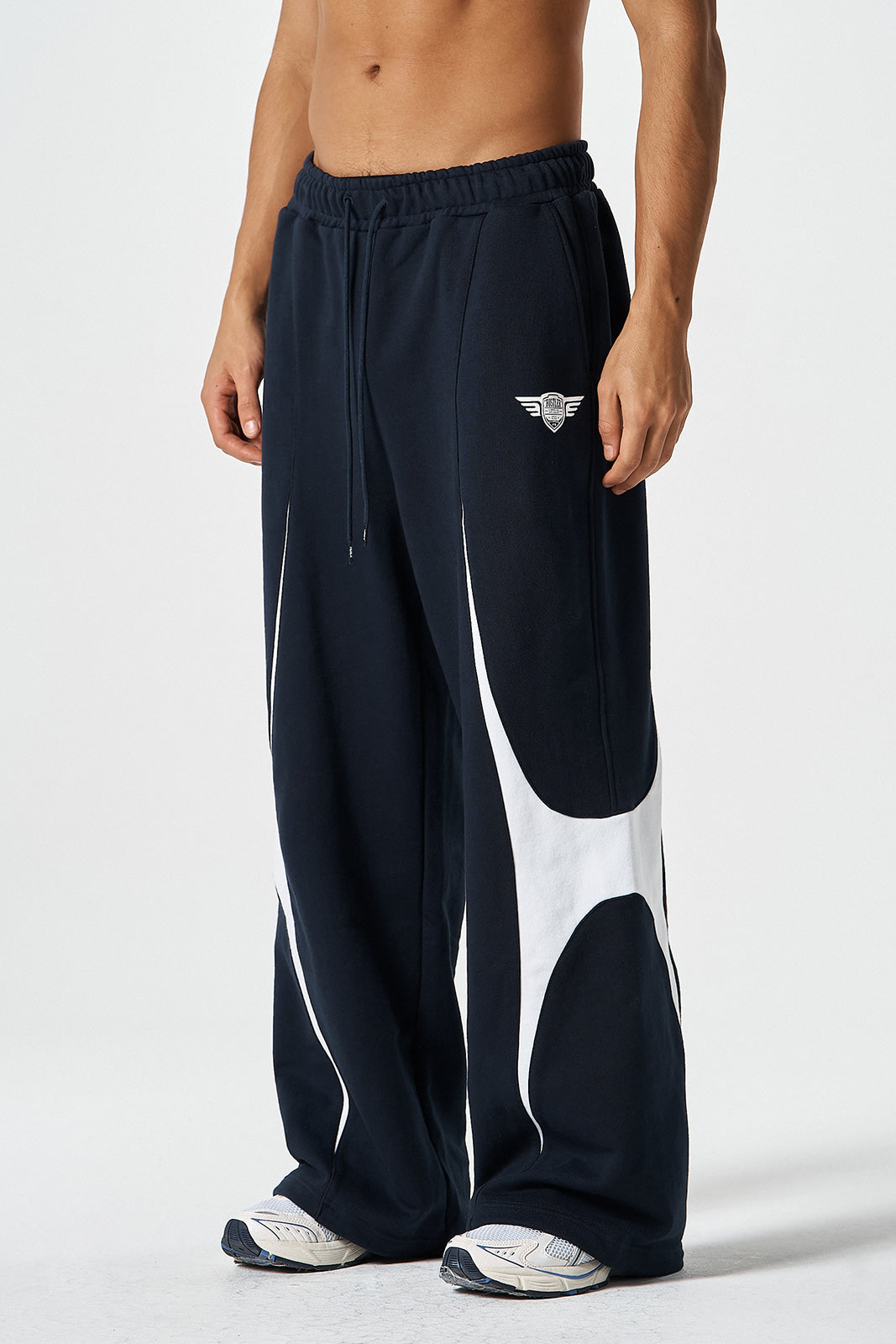 Winged Logo Color Block Sweat pants